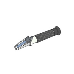 Refractometer vector logo for laboratory