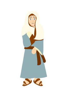 Cartoon Bible Character - Sarah
