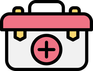 First aid box Vector Icon Design Illustration
