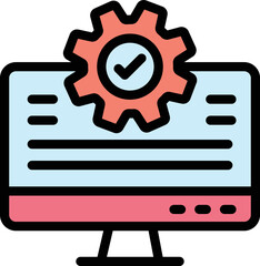 Testing Vector Icon Design Illustration