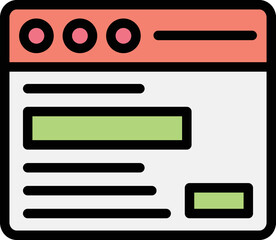 Custom features Vector Icon Design Illustration