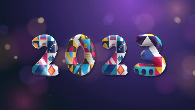 New Year 2023 Light Background