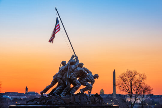 Marine Corps War Memorial in Arlington