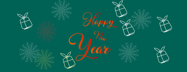 Happy New Year Holiday background