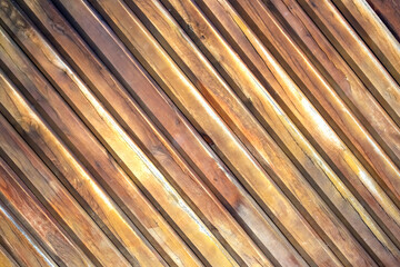 background and texture of the wall of wooden planks