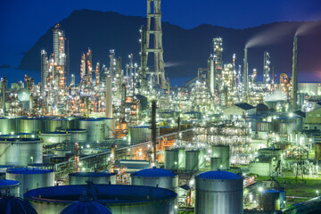 Refinery at Night