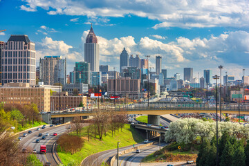 Atlanta, Georgia, USA downtown Skyline