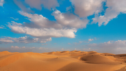sand dunes in the desert