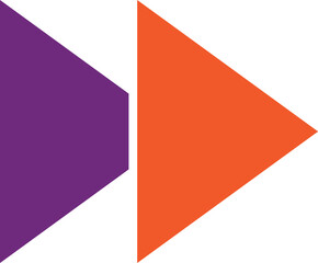 Forward Vector Icon Design Illustration