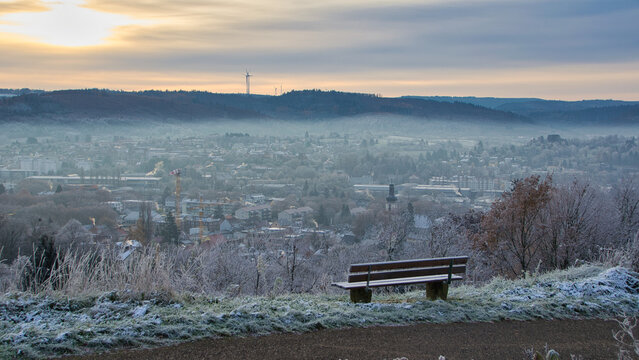 Winter auf dem Schutterlindenberg in Lahr im Schwarzwald