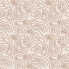 Vector abstract seamless pattern. Liquid irregular shapes. Random organic fluid form