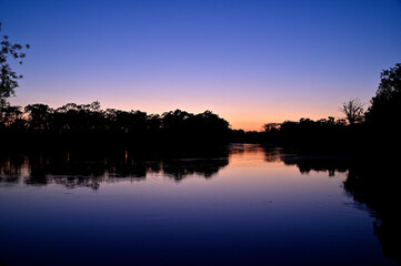 Fototapeta premium 釧路川 夕景