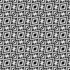 black and white seamless geometric pattern background