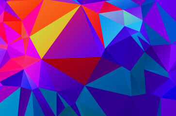 Fototapeta premium Abstract Geometric backgrounds full Color