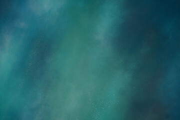 Abstract modern blue green background. Cosmic space, modern design - Powered by Adobe