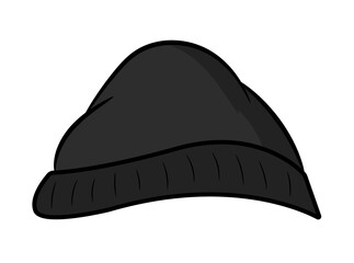Black Beany Hat Toque caps