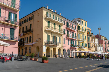 Fototapeta na wymiar Imperia in Liguria