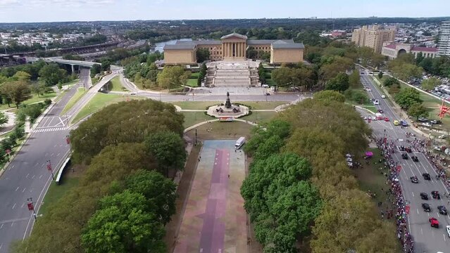 Philadelphia Museum of Art Rocky Steps in Background. Made In America. Pennsylvania