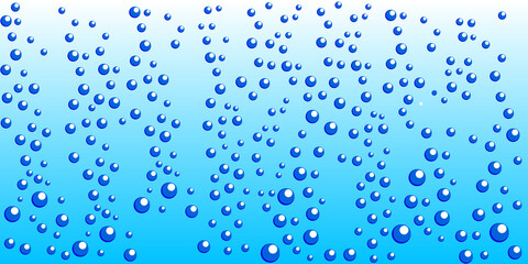 Naklejka na ściany i meble Blue bubbles water for wash element isolated flat cartoon clipart image jpeg illustration jpg 