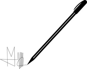 Pen icon vector style design template