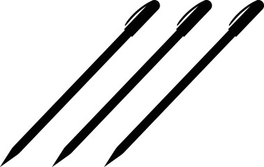 Pen symbol, web and computer icon
