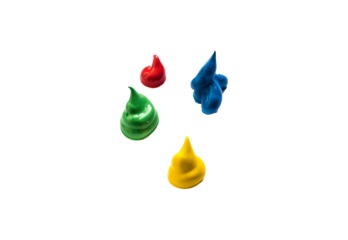 Farbkleckse freigestellt