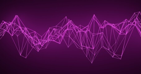 illustration of a black and white background with neural network technology 3d render