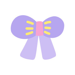 cute violet ribbon