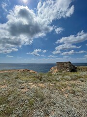 Fototapeta na wymiar view of the coast of the sea