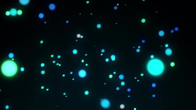 Motion Graphic Particle Floating A1 with Loop