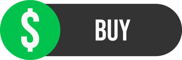 Dark buy button. Dark theme button for buy.