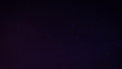 Panorama blue night sky .dark blue sky.starry nigth.