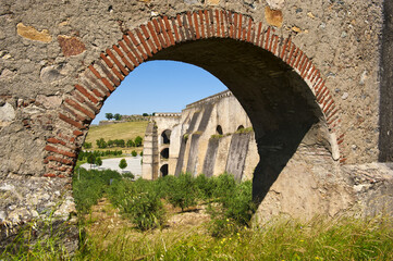 Fototapeta na wymiar Elvas, Amoreira Aqueduct, Alentejo, Portugal.
