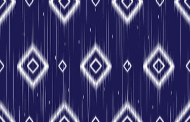 Ethnic geometric pattern design. Design for carpet wallpaper  batik  fabric embroidery style by vector.