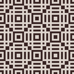 seamless monochrome damask geometric pattern