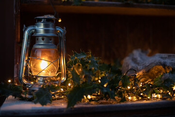 Fototapeta na wymiar christmas lantern 