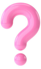 Naklejka premium Question mark sign. 3D question mark.