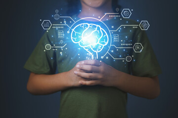 Concept ideas, education, learning for new generations of children, creativity.