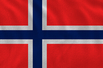 Fototapeta premium National flag of Jian mayen. Background with flag of Jian mayen