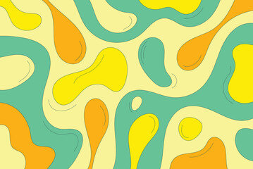Groovy textures background. psychedelic wave pattern