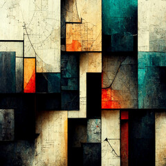 abstract background with many colors
