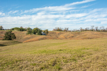 Fototapeta premium Vicksburg National Military Park at the site of the American Civil War Battle of Vicksburg in 1863, Vicksburg, Mississippi, USA