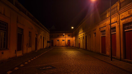 Brazilian port dark hangar in Santa catarina 