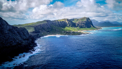 Fototapeta na wymiar Island Cliffs