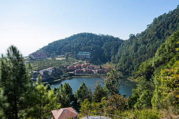 Fototapeta premium Various views of Khurpatal lake