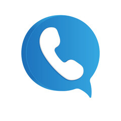 Phone icon isolated on a white background