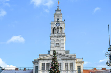 Fototapeta premium Arad, Romania: City hall building. 