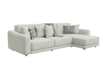 Living room interior has sofa in 3d rendering