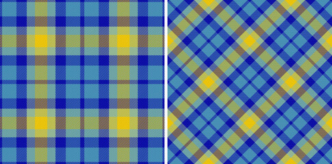 Seamless check background. Pattern plaid vector. Texture textile fabric tartan.