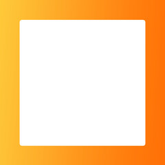 orange square frame